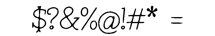 Feather_Quill Font OTHER CHARS