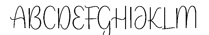 Featured Scenario Font UPPERCASE