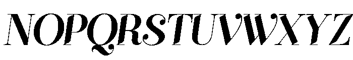 Febisyer Italic Font UPPERCASE