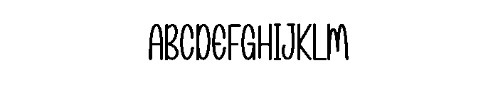 February Climber Font UPPERCASE