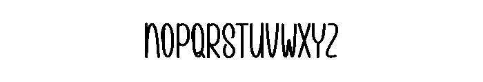February Climber Font LOWERCASE