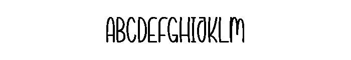 February Dusty Font UPPERCASE