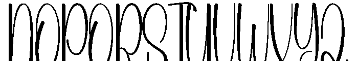 February Schools Font UPPERCASE