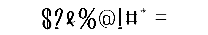 February Spring Font OTHER CHARS