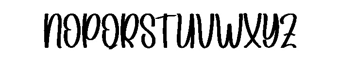 February Spring Font UPPERCASE