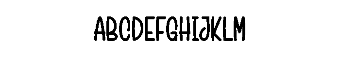 Febryary Outline Font UPPERCASE