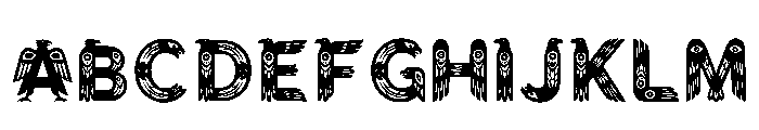 Fedia Regular Font UPPERCASE