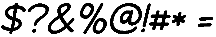 Feel Dillema Script Italic Font OTHER CHARS