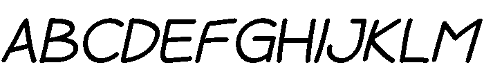 Feel Dillema Script Italic Font UPPERCASE