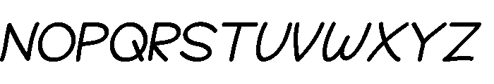 Feel Dillema Script Italic Font UPPERCASE