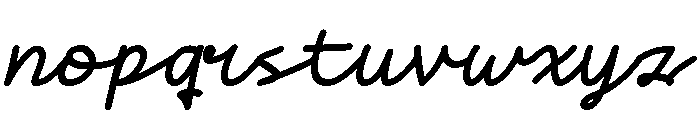 Feel Dillema Script Italic Font LOWERCASE