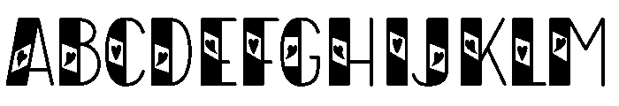 Feeling Card Regular Font UPPERCASE