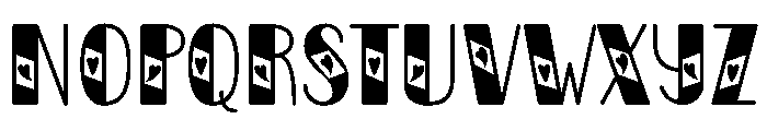 Feeling Card Regular Font UPPERCASE