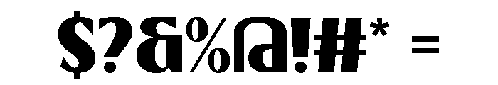 Feely Warm Regular Font OTHER CHARS