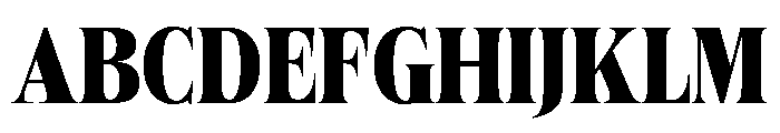 Felgiora Black Condensed Font UPPERCASE