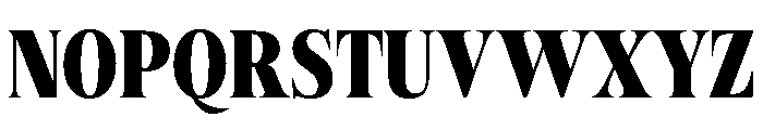 Felgiora Black Condensed Font UPPERCASE