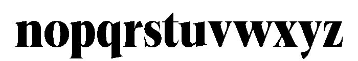 Felgiora Black Condensed Font LOWERCASE