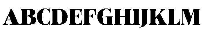Felgiora Black Expanded Font UPPERCASE
