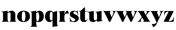 Felgiora Black Expanded Font LOWERCASE
