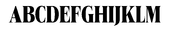 Felgiora Black Extra Condensed Font UPPERCASE
