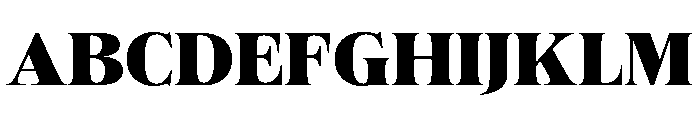Felgiora Black Extra Expanded Font UPPERCASE