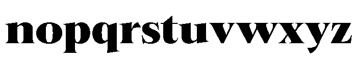 Felgiora Black Extra Expanded Font LOWERCASE
