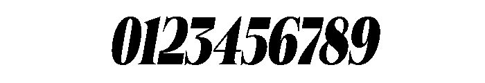 Felgiora Black Ita ExtraCond Font OTHER CHARS