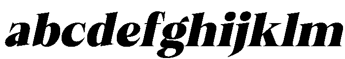 Felgiora Black Ita SemExp FONT