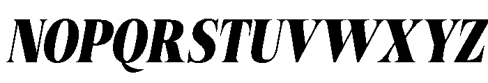 Felgiora Black Italic Condensed Font UPPERCASE