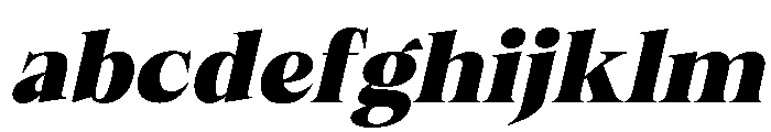Felgiora Black Italic Expanded FONT