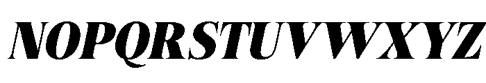Felgiora Black Italic Font UPPERCASE