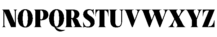 Felgiora Black Semi Condensed Font UPPERCASE