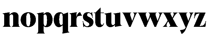 Felgiora Black Semi Condensed Font LOWERCASE