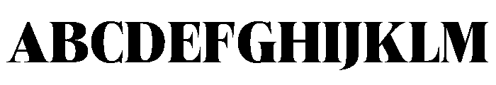 Felgiora Black Semi Expanded Font UPPERCASE