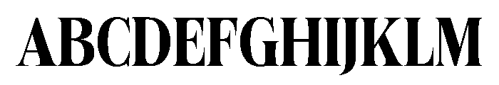 Felgiora Bold Condensed Font UPPERCASE