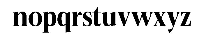 Felgiora Bold Condensed Font LOWERCASE