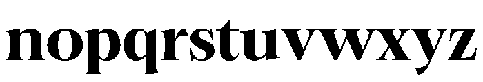 Felgiora Bold Expanded Font LOWERCASE