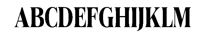 Felgiora Bold Extra Condensed Font UPPERCASE