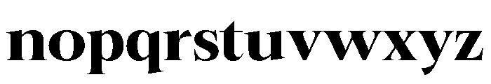 Felgiora Bold Extra Expanded Font LOWERCASE