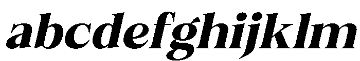 Felgiora Bold Italic Expanded FONT