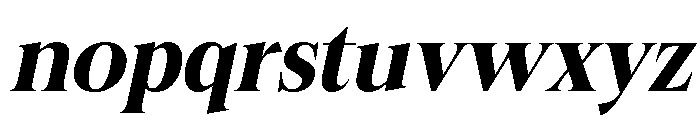 Felgiora Bold Italic Font LOWERCASE