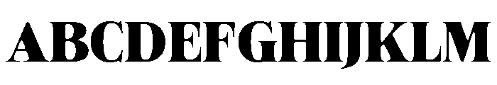 Felgiora Soft Black Expanded Font UPPERCASE