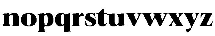 Felgiora Soft Black Expanded Font LOWERCASE