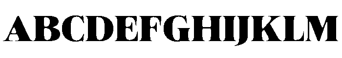 Felgiora Soft Black ExtExp Font UPPERCASE