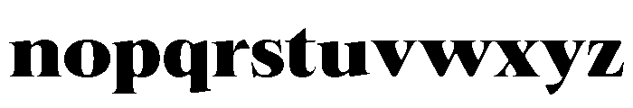 Felgiora Soft Black ExtExp Font LOWERCASE