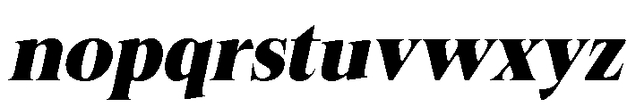 Felgiora Soft Black Italic Font LOWERCASE