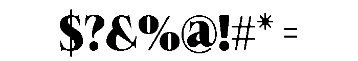Felgiora Soft Black SemCond Font OTHER CHARS