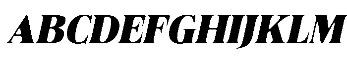 Felgiora Soft Black SemExp Ita Font UPPERCASE