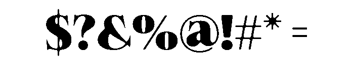 Felgiora Soft Black SemExp Font OTHER CHARS