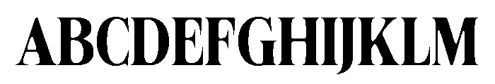 Felgiora Soft Bold Condensed Font UPPERCASE